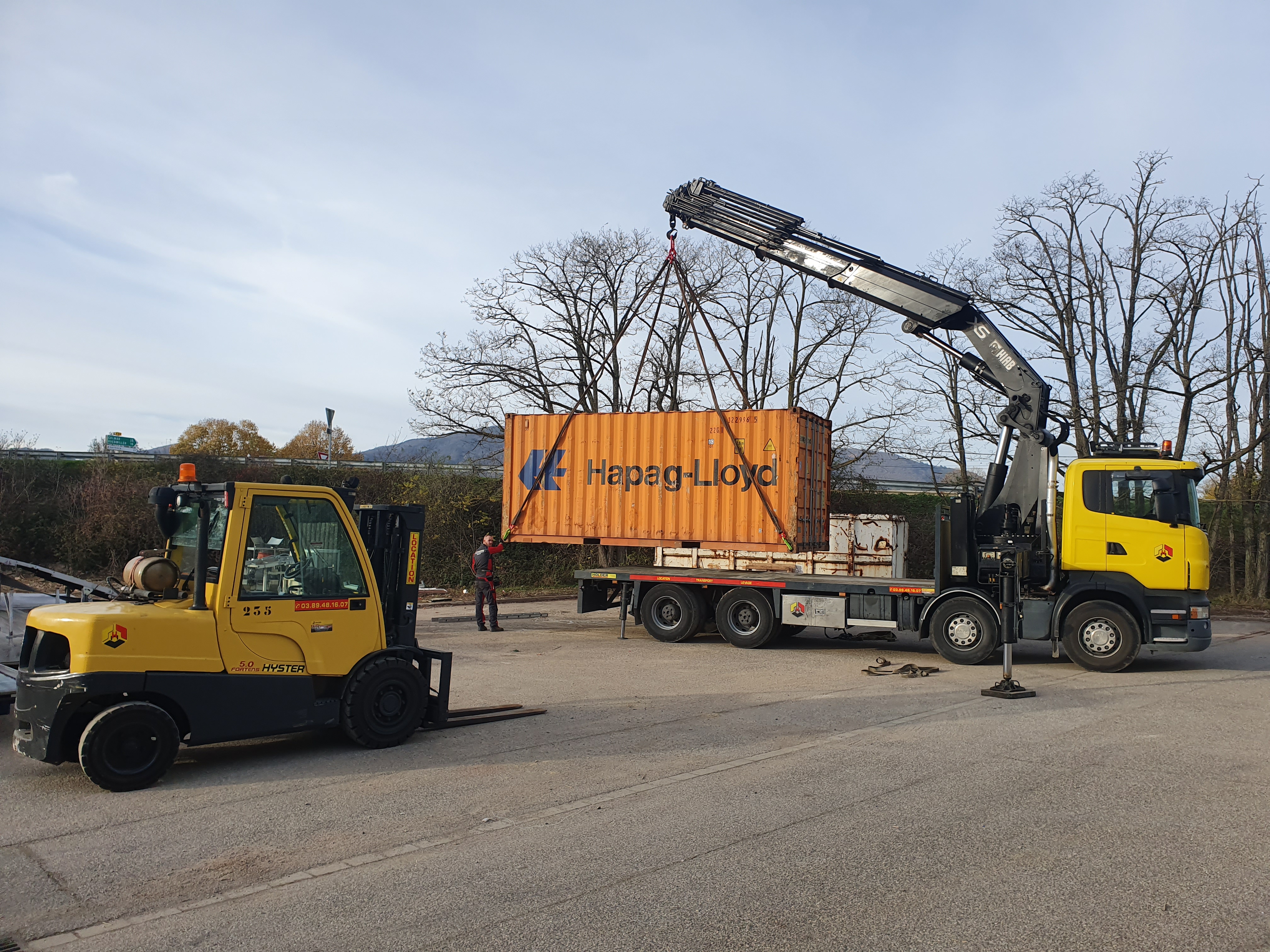 Chargement container